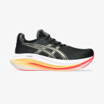 Tênis Asics Gel-Nimbus 27 Masculino Preto-Laranja