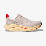 Tênis Hoka Clifton10 Feminino Bege-Vermelho