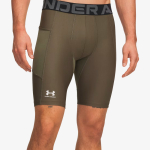Bermuda De Compressão Under Armour HeatGear Masculino Cinza-Preto