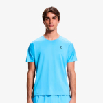 Camiseta On Running Performance-T Masculina Azul-Cinza