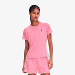 Camiseta On Running Performance-T Feminina Rosa-Cinza