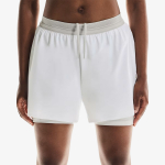 Short On Running Performance 3" 2 Em 1 Feminino Branco-Cinza
