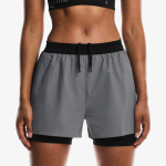 Short On Running Performance Lumos Feminino Cinza-Preto