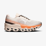 Tênis On Running Cloudmonster 2 Feminino Marfim-Laranja