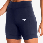 Bermuda Mizuno Run Tech Feminina Azul