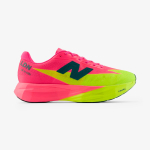 Tênis New Balance Fuelcell Supercomp Elite V5 Feminino Rosa-Verde-Limão