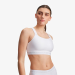 Top Under Armour HeatGear Crossback High Feminino Branco