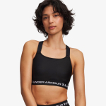 Top Under Armour HeatGear Crossback High Feminino Preto