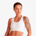 Top Lupo Alta Compressão Feminino Branco