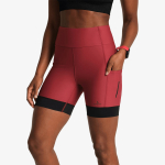 Bermuda Lupo Run 7 Pockets Curta Feminina Vinho