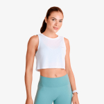 Regata Cropped Lupo Airdry Feminino Branca