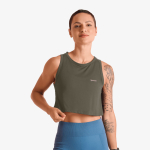 Regata Cropped Lupo Airdry Feminino Verde-Militar