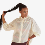 Jaqueta Lupo Translúcida Packable Feminina Branca