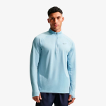 Camiseta Manga Longa Nike Stride Masculina Azul-Clara