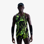 Regata Nike AeroSwift Masculina Preta-Amarelo Limão