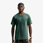 Camiseta Nike Stride Masculina Verde-Preta