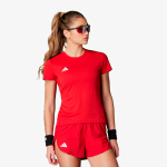 Camiseta adidas Adizero Essentials Feminina Vermelha