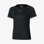 Camiseta Mizuno Running Tech Light Feminina Preta