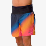Shorts de Corrida Mizuno Summerpack Unissex Laranja-Azul