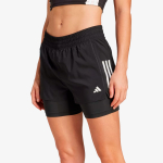 Short adidas Own The Run 2 Em 1 Climacool Feminino Preto