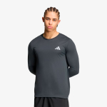 Camiseta Manga Longa Adidas Adi365 Running Essentials Masculina Preta-Carbono