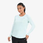 Camiseta Mizuno Manga Longa Pro Uv +50 Feminina Azul-Clara