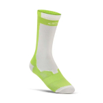 Meia Olympikus BPC Cano Médio Masculina Verde-Limão-Branco
