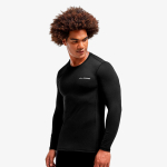 Camiseta Manga Longa Olympikus Runner 2.0 Masculina Preta
