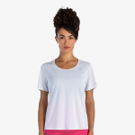 Camiseta Olympikus Corre Feminina Branca-Cinza