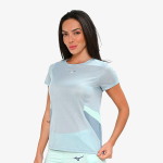 Camiseta Mizuno Dryaeroflow Feminina Azul