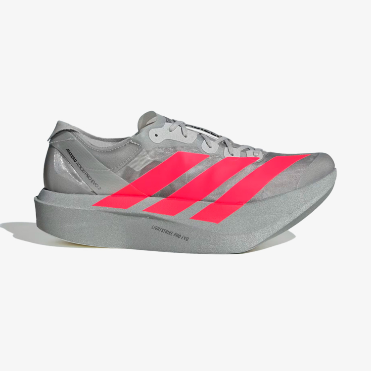 Tênis adidas Adizero Adios Pro Evo 2 Unissex Cinza-Vermelho