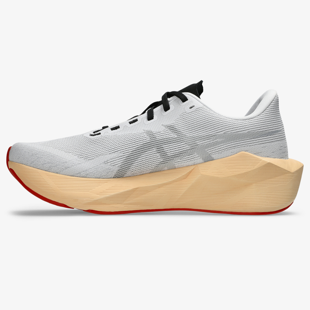 Tênis Asics Novablast 6 Masculino Branco-Laranja
