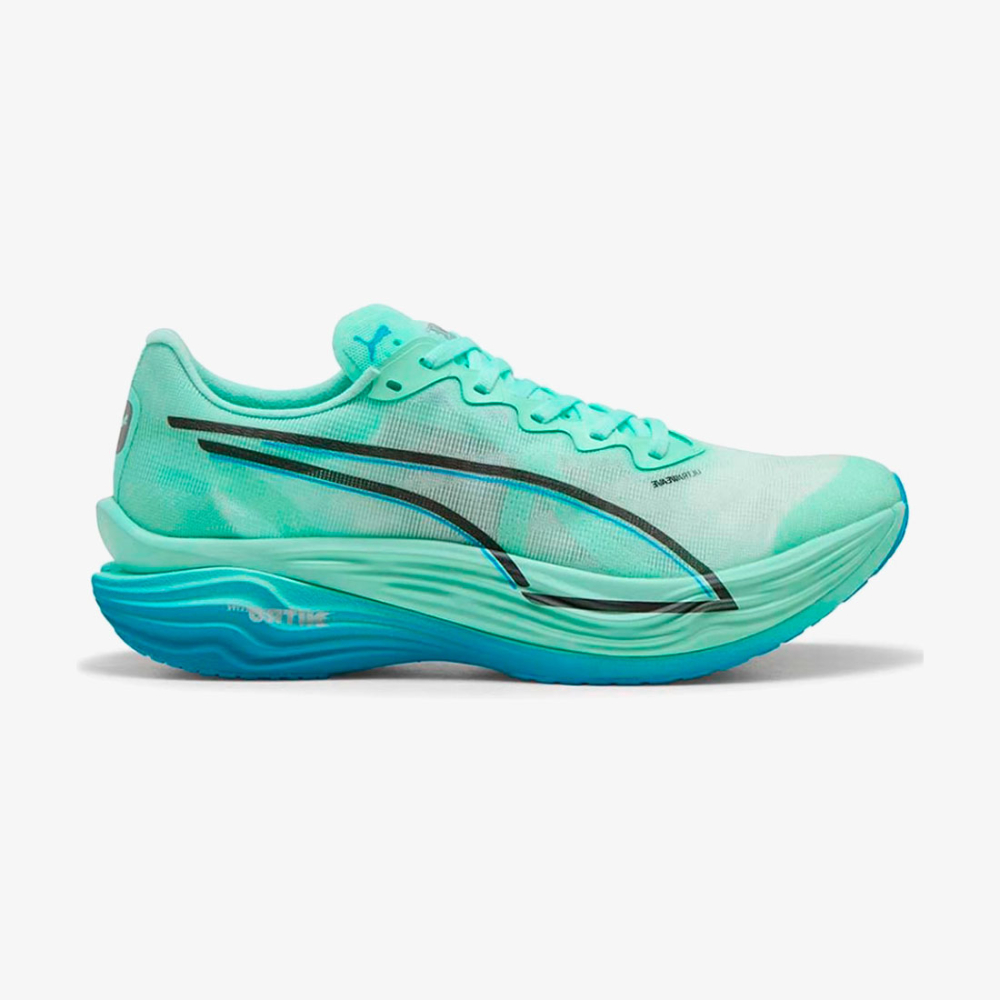 スパイク・シューズ DEVIATE NITRO ELITE 3 Tênis Puma Deviate Nitro Elite 3 Masculino Azul-Claro