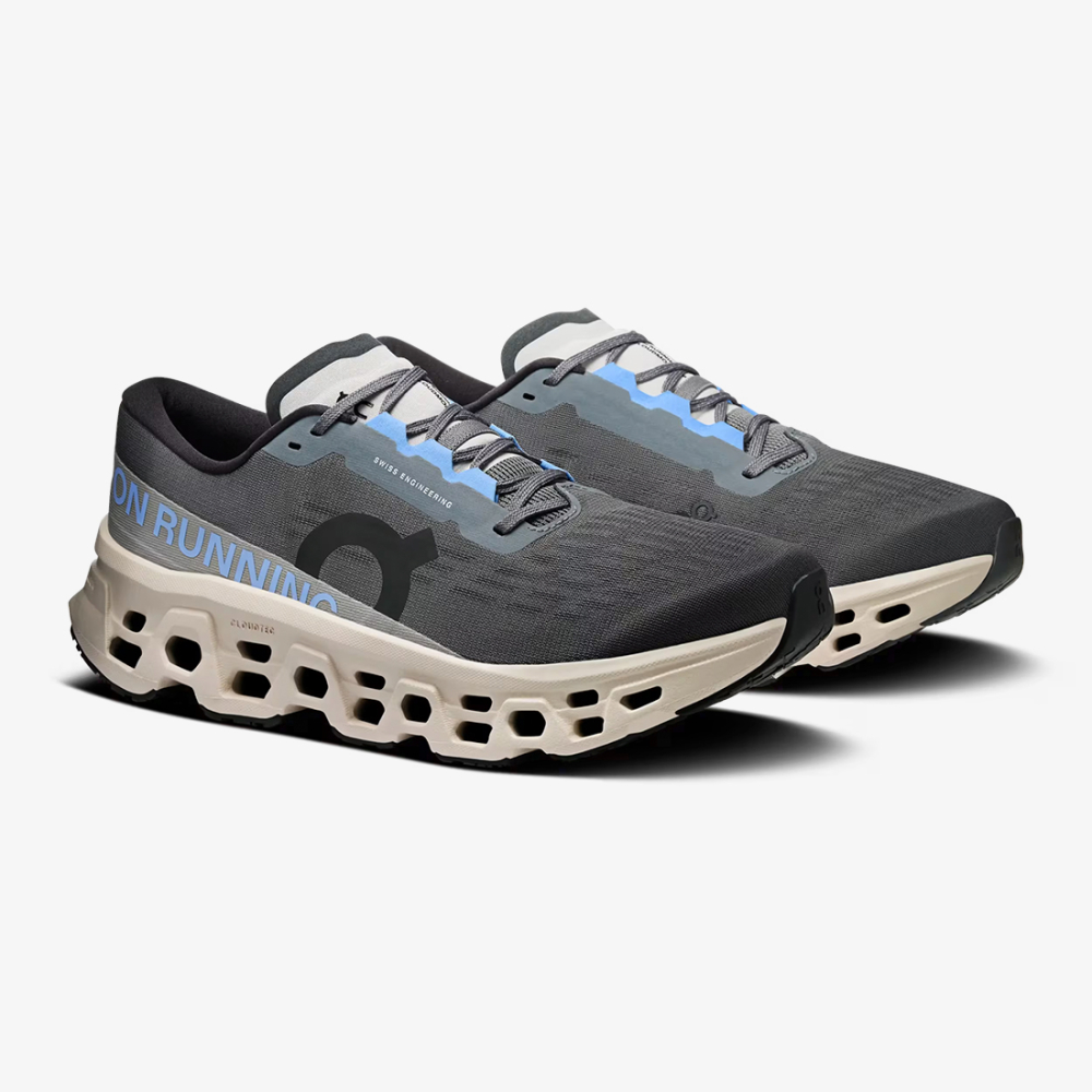 Tênis On Running Cloudmonster 3 Masculino Cinza