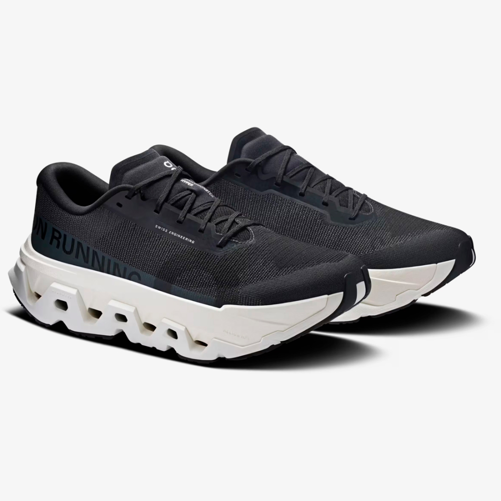 Tênis On Running Cloudmonster 3 Hyper Masculino Preto-Branco