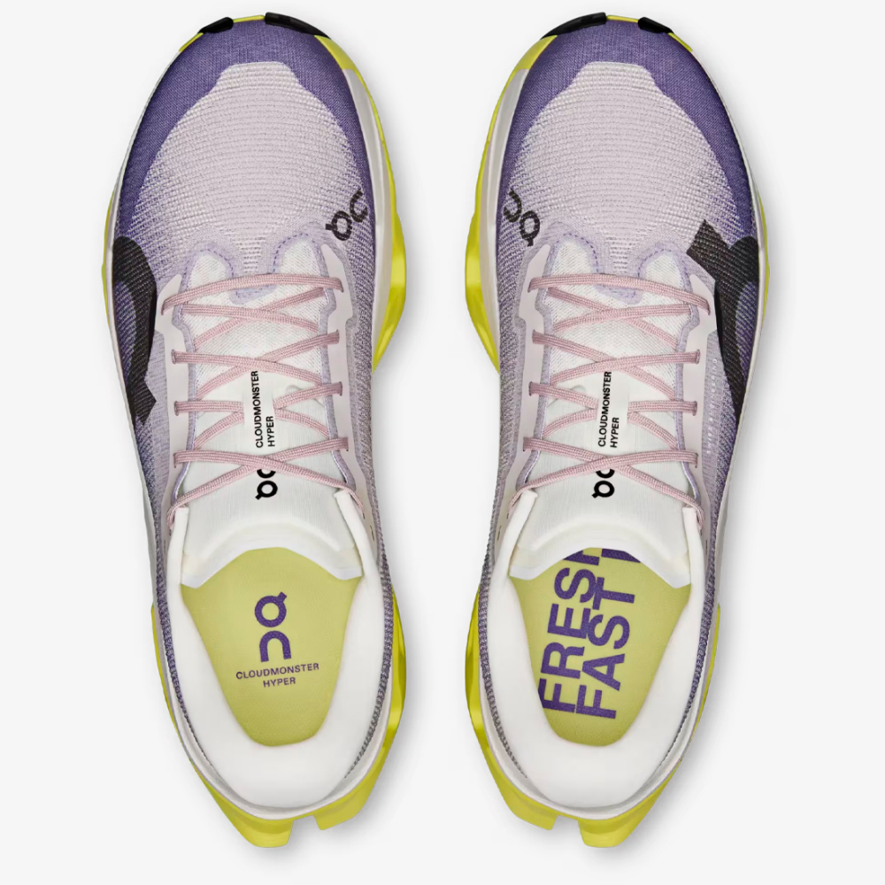 Tênis On Running Cloudmonster 3 Hyper Masculino Cinza-Amarelo
