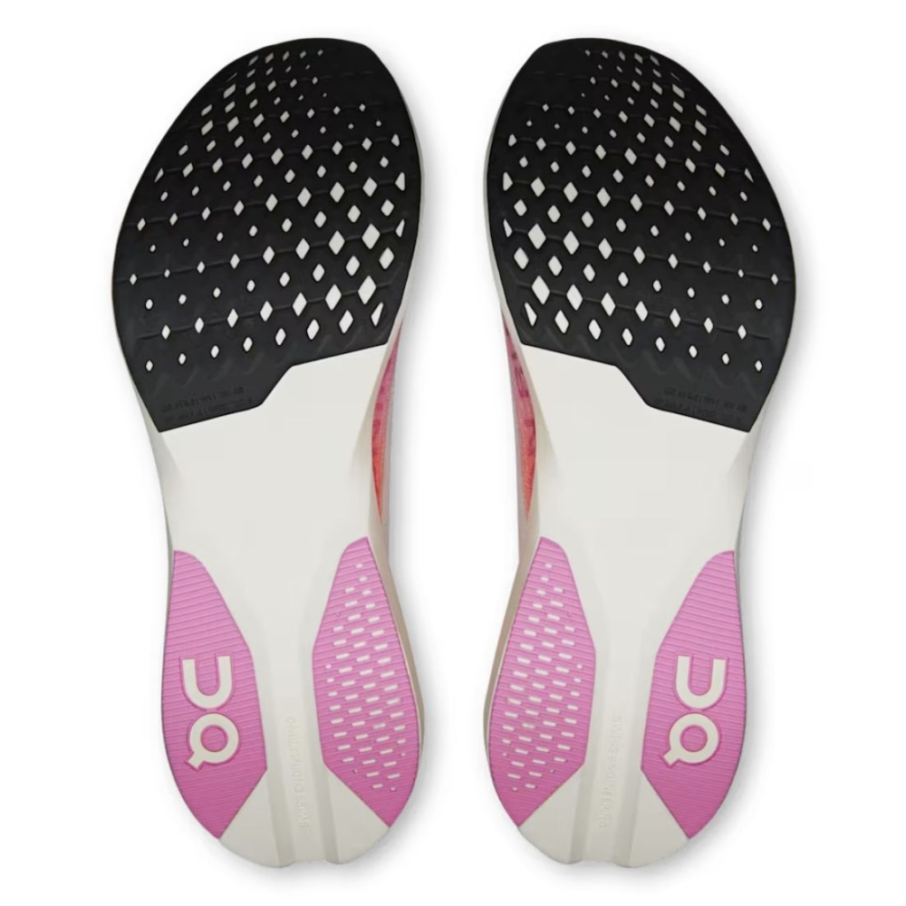 Tênis On Running Cloudboom Strike Ls Unissex Branco-Rosa