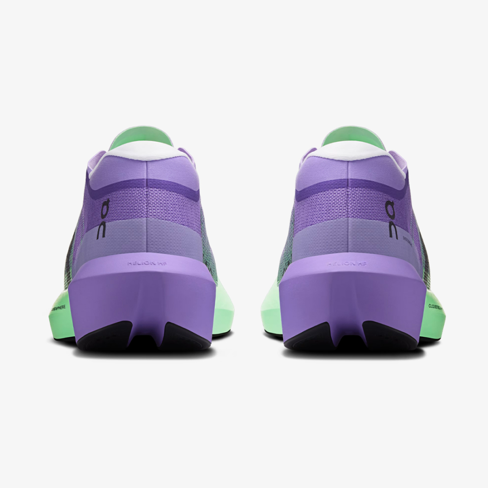 Tênis On Running Cloudboom Strike 2 Unissex Roxo-Verde