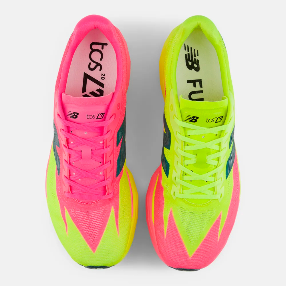Tênis New Balance Fuelcell Supercomp Elite V5 Masculino Rosa-Verde