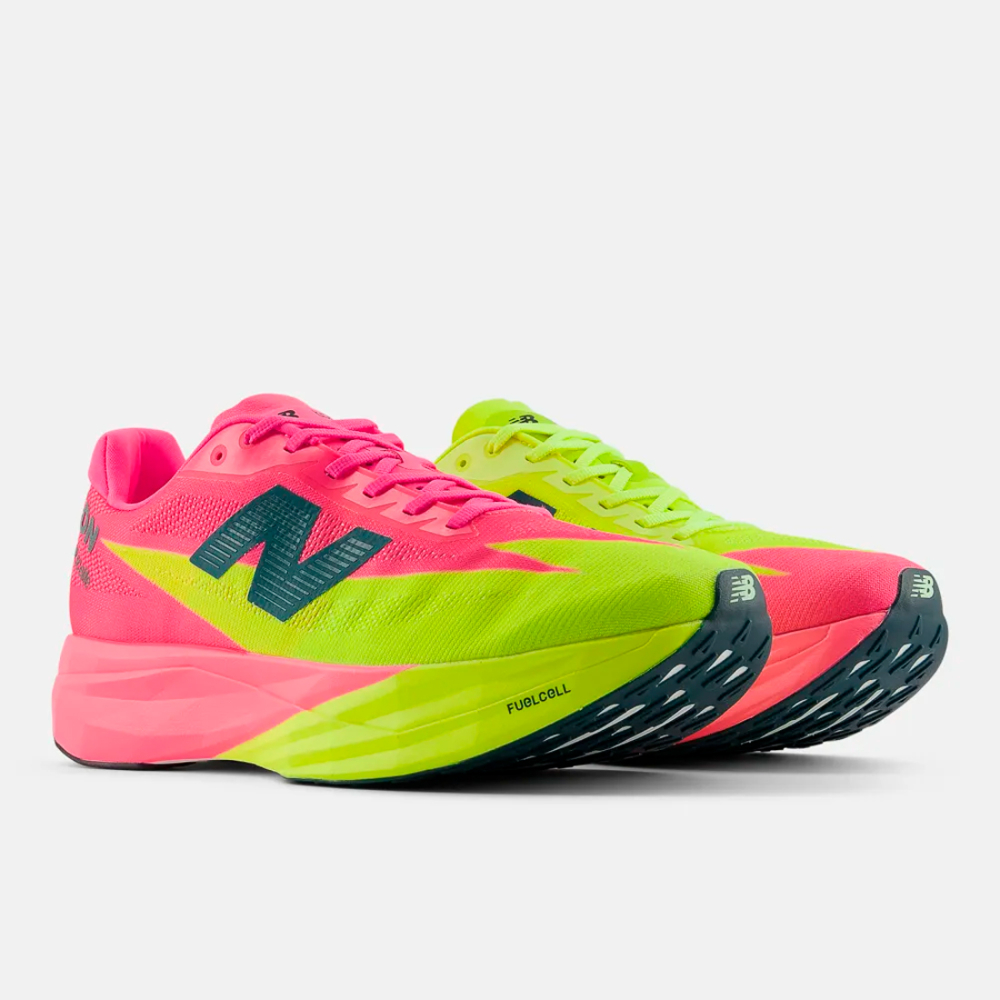 Tênis New Balance Fuelcell Supercomp Elite V5 Masculino Rosa-Verde