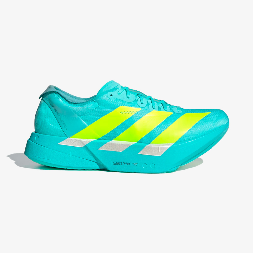 Tênis adidas Adizero Adios Pro 4 Masculino Azul Turquesa-Amarelo Limão