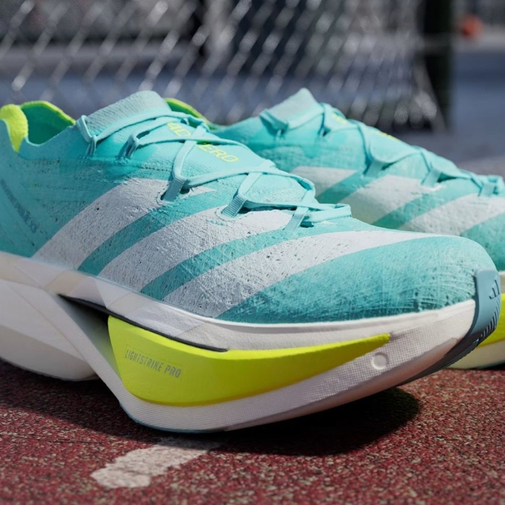 Tênis adidas Adizero Prime X3 Strung Unissex Azul Turquesa-Amarelo